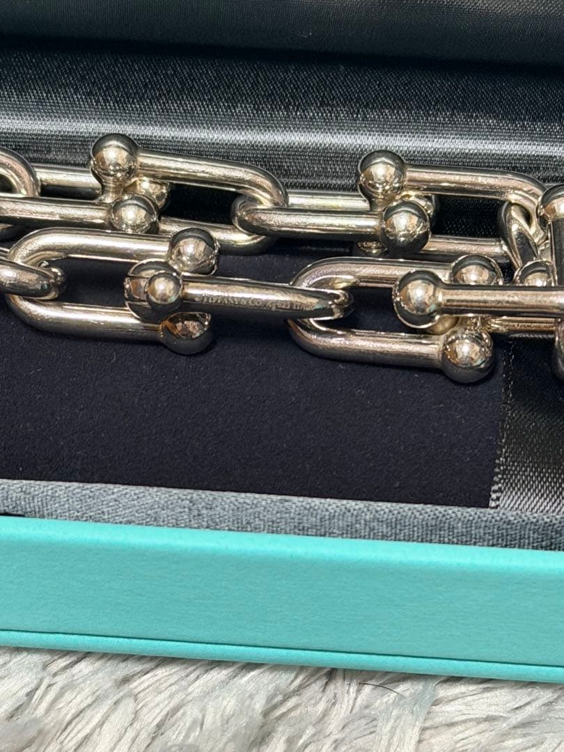 【Tiffany&Co.】ラージ リンク ブレスレット【ティファニー】
