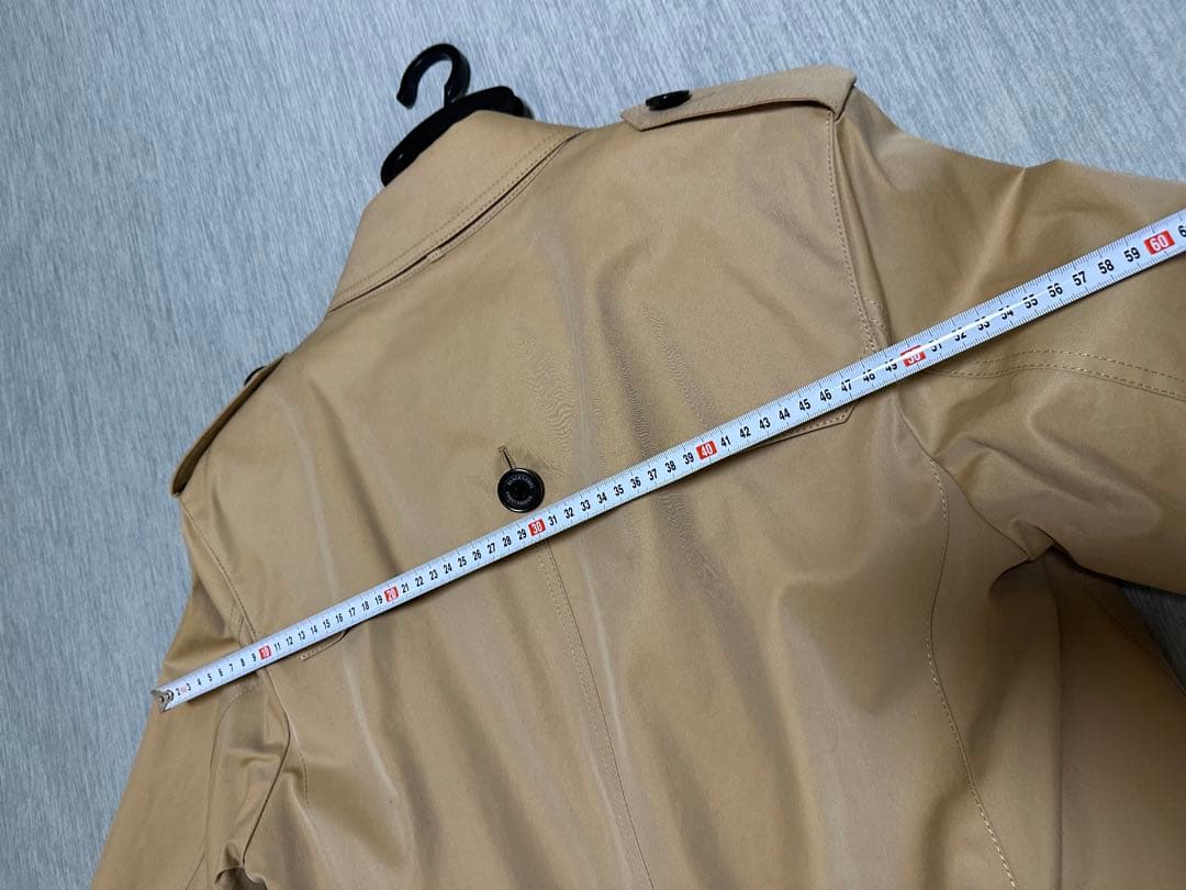 むにブラックレーベルクレストブリッジトレンチコートライナー付きＬサイズ