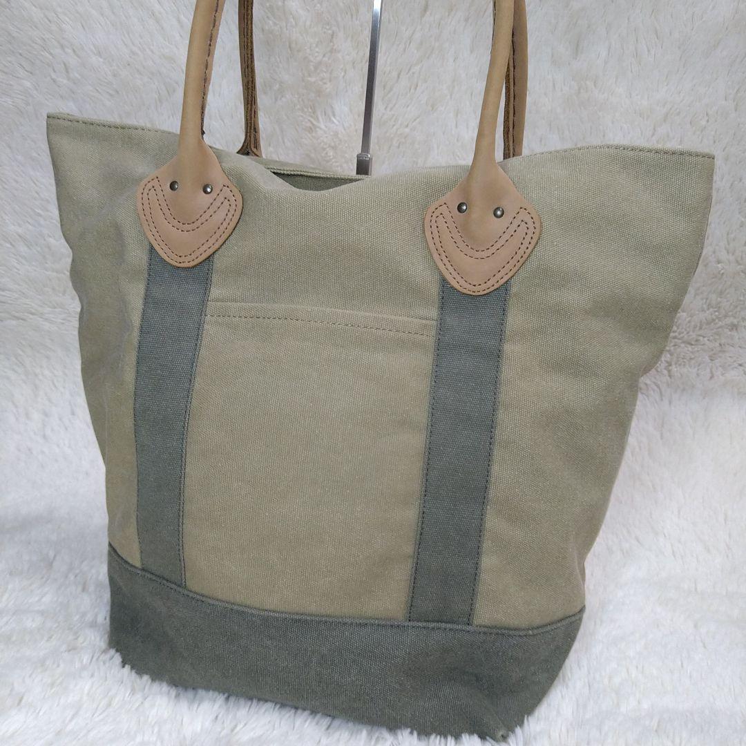 90s L.L.Bean ヴィンテージレザーハンドル トートバッグ ブラウン
