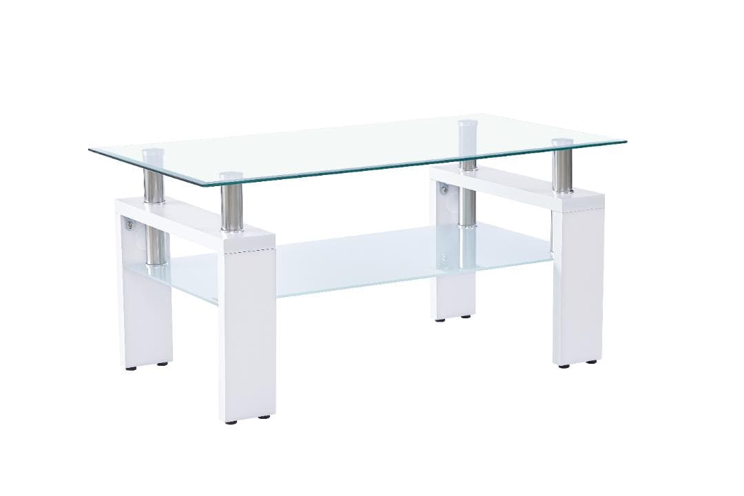 センターテーブル ローテーブル ガラス リビングテーブル モダンコーヒーテーブル