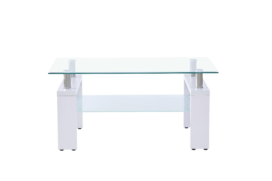 センターテーブル ローテーブル ガラス リビングテーブル モダンコーヒーテーブル