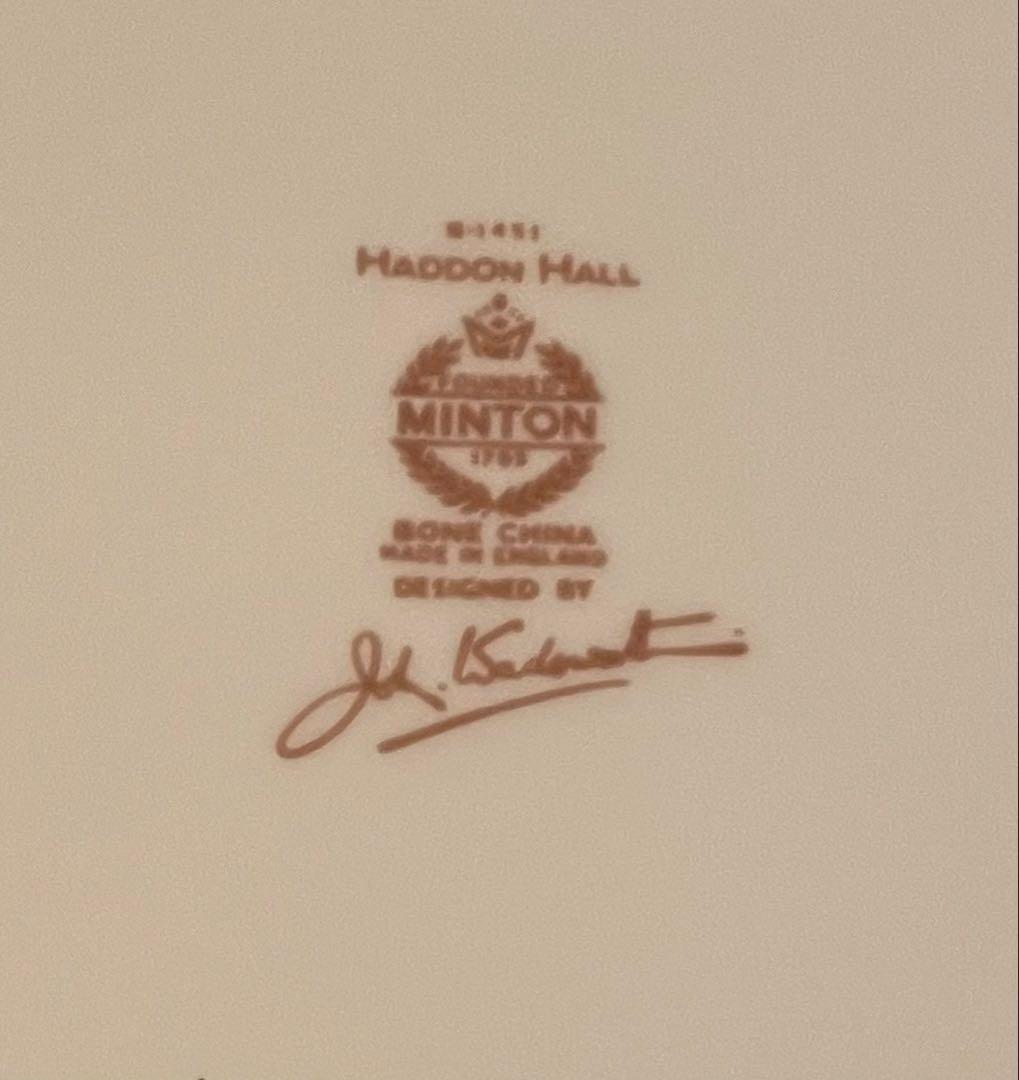 ミントン ハドンホール プレート 5枚セット 花柄 皿 約27cm