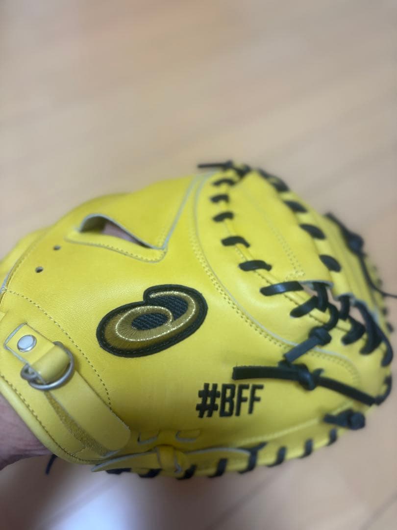 asics GOLDSTAGE スペシャルオーダー軟式グローブ イエロー