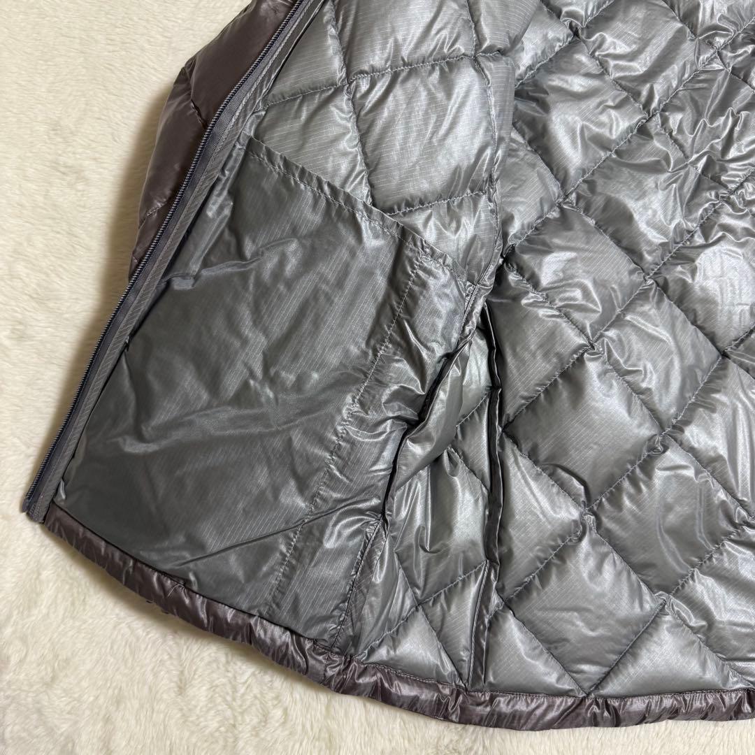 極美品モンベル800FP U.L.ダウンインナーパーカ Mブロンズ　短丈y2k