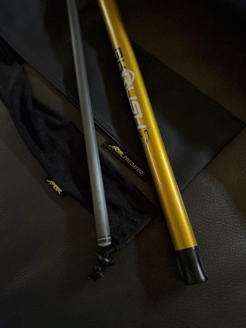 PREDATOR BK RUSH GOLD NO WRAP ビリヤードキュー