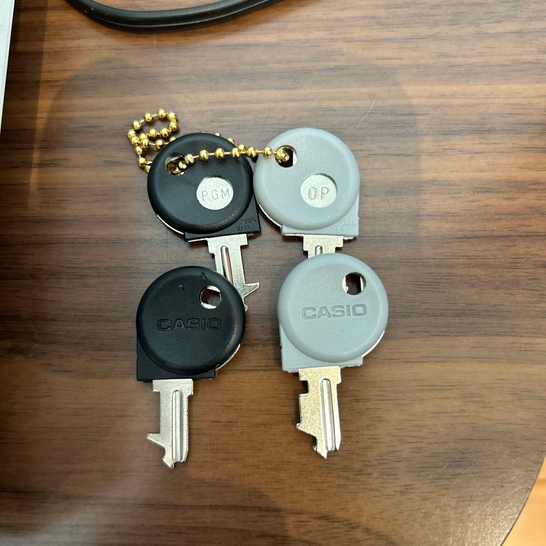 CASIO SR-S4000 レジスター 美品 ロール紙新品2本付 鍵4本