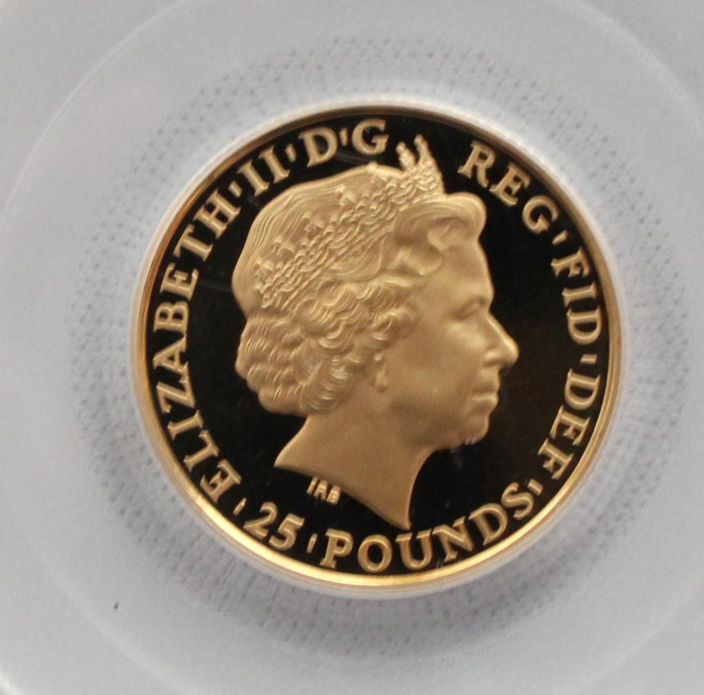 カツさん専用　2011年 イギリス ブリタニア25ポンド金貨 PCGS PR70