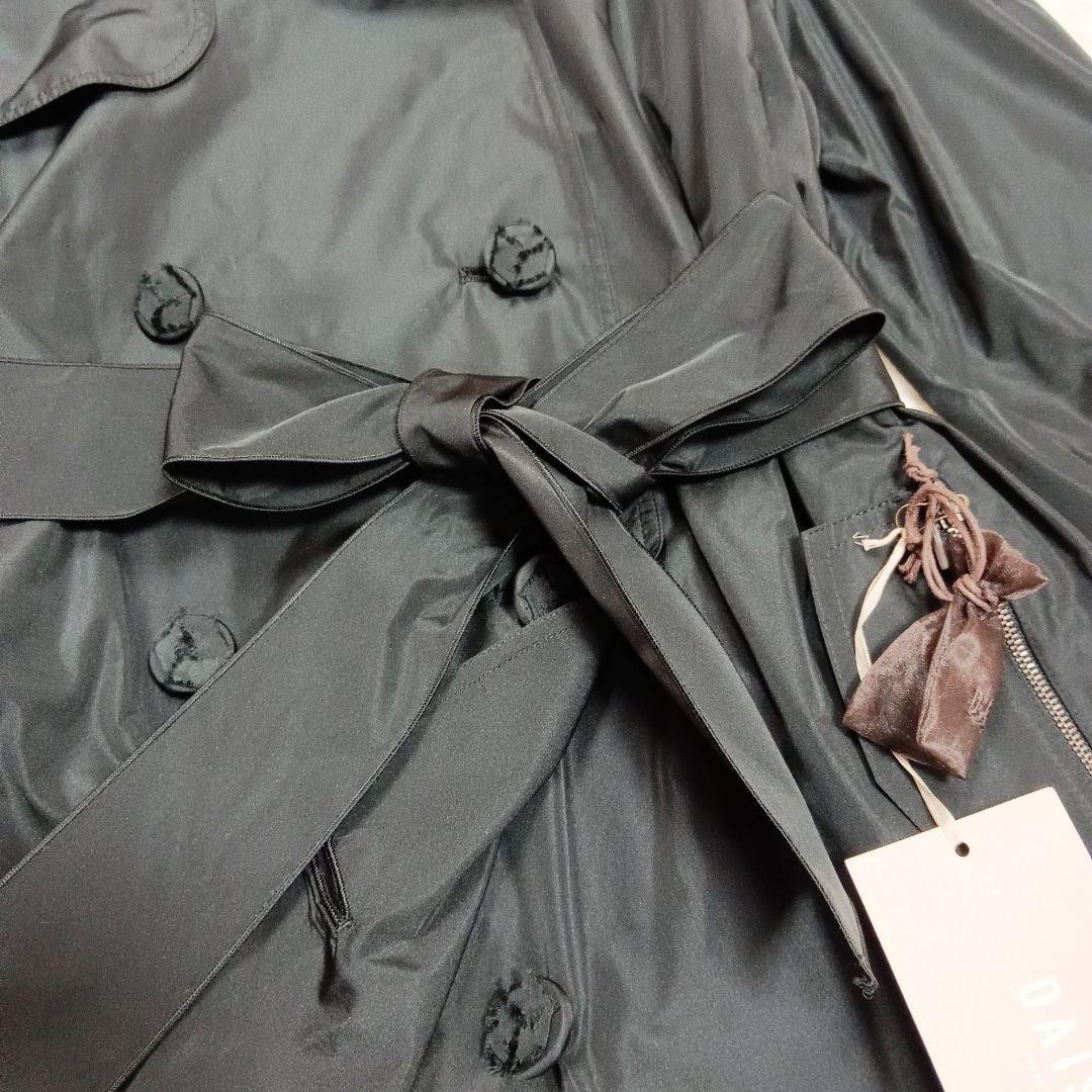 【新品タグ付き】デイジーリン フォクシー Aライントレンチコート 黒 40