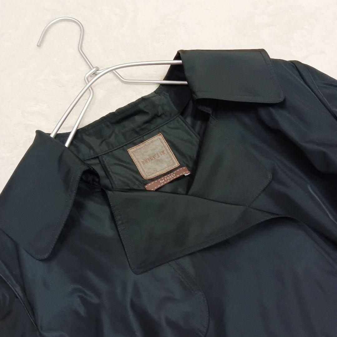 【新品タグ付き】デイジーリン フォクシー Aライントレンチコート 黒 40