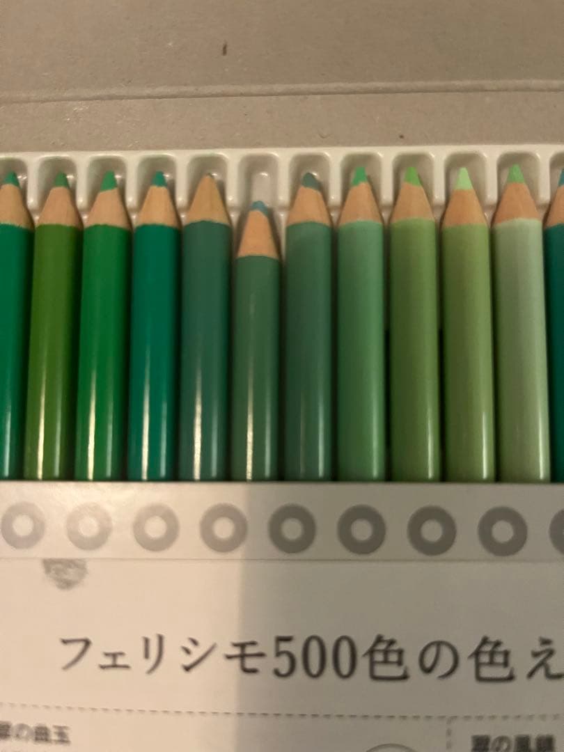 フェリシモ　500色　色鉛筆