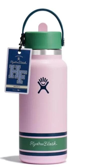 【限定品】 ハイドロフラスク 32oz ストロー付水筒 キャンパスピンク