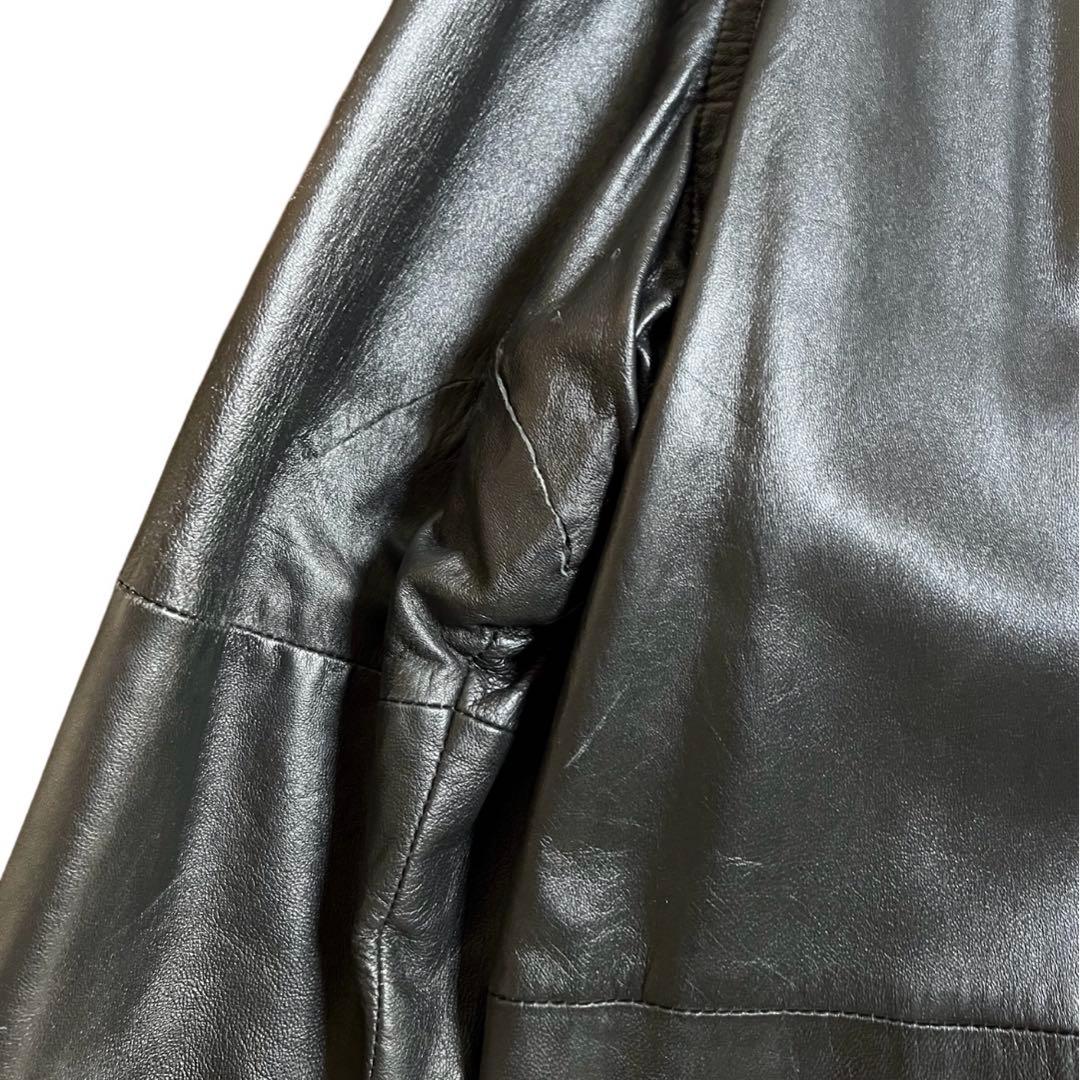 70s インド製 Aberdeen ロングレザーコート