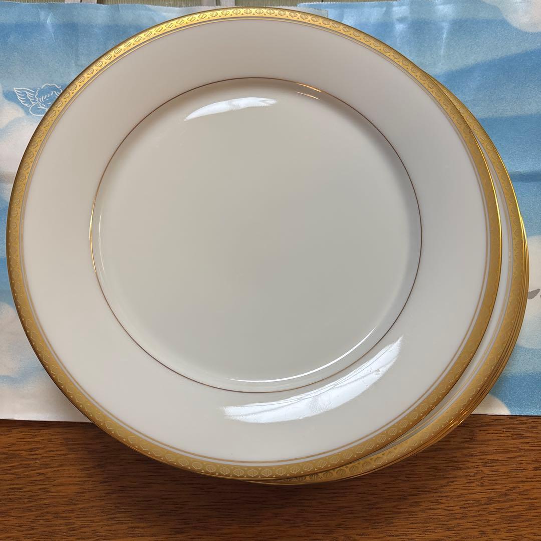 ノリタケゴールド縁取り 大皿27㎝5枚セット