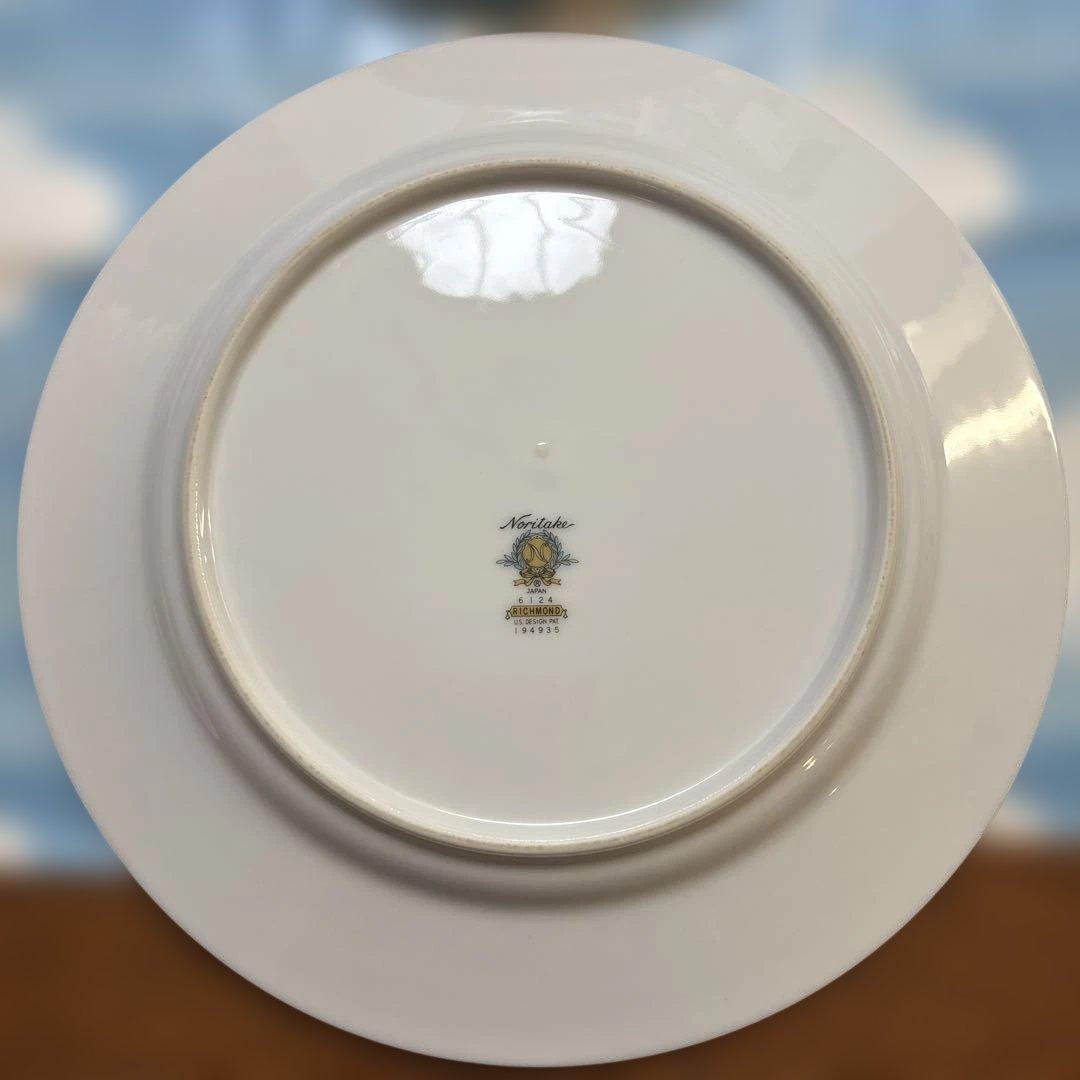 ノリタケゴールド縁取り 大皿27㎝5枚セット