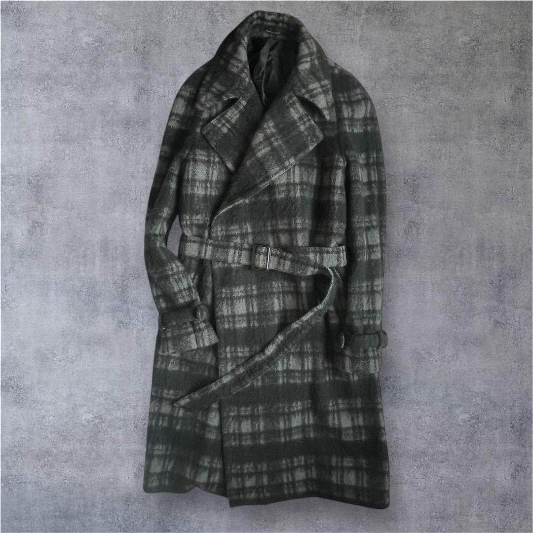 50Szロング100超 ベルト タリアトーレ L チェックTAGLIATORE