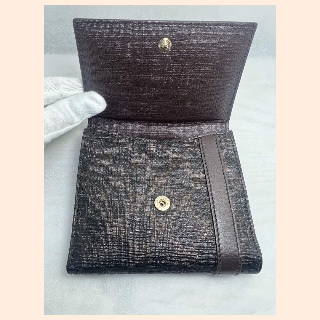 GUCCI GGスプリーム 2つ折り財布 良品