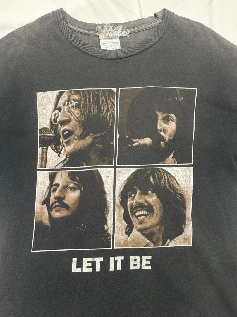 Beatles ビートルズ 【LET IT BE】　Tシャツ　鬼フェード