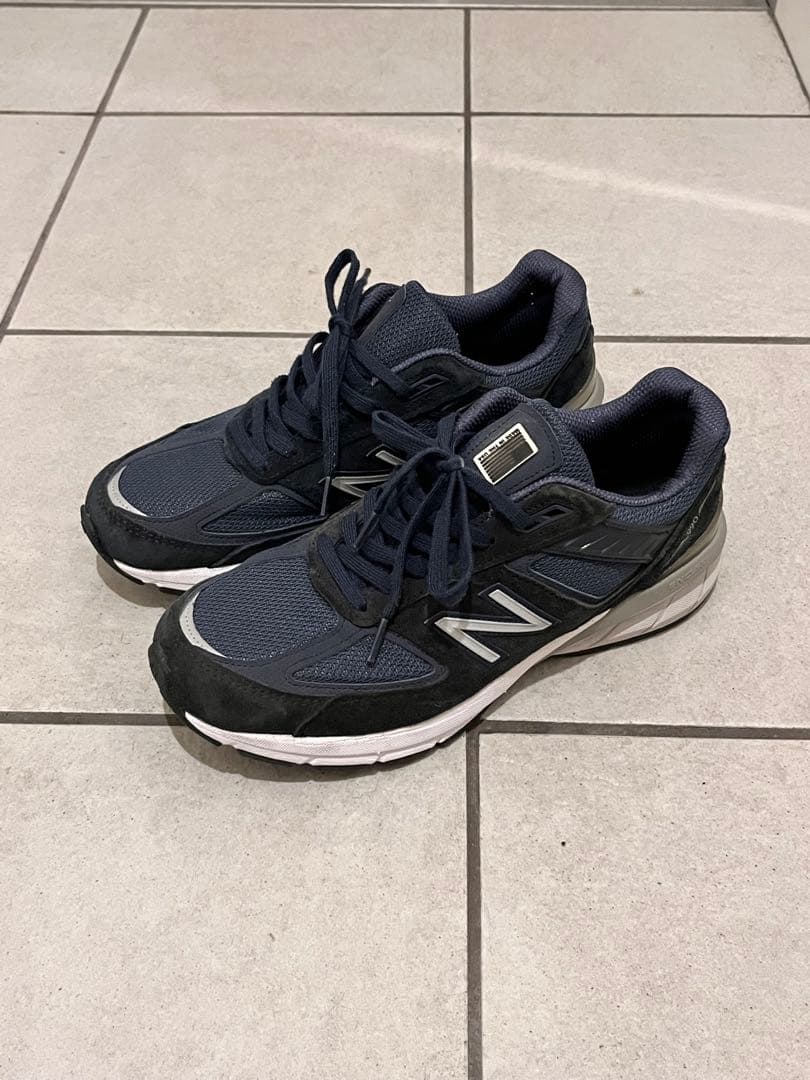 ★月末セール価格★ ニューバランス 990v5 26cm ネイビー スニーカー