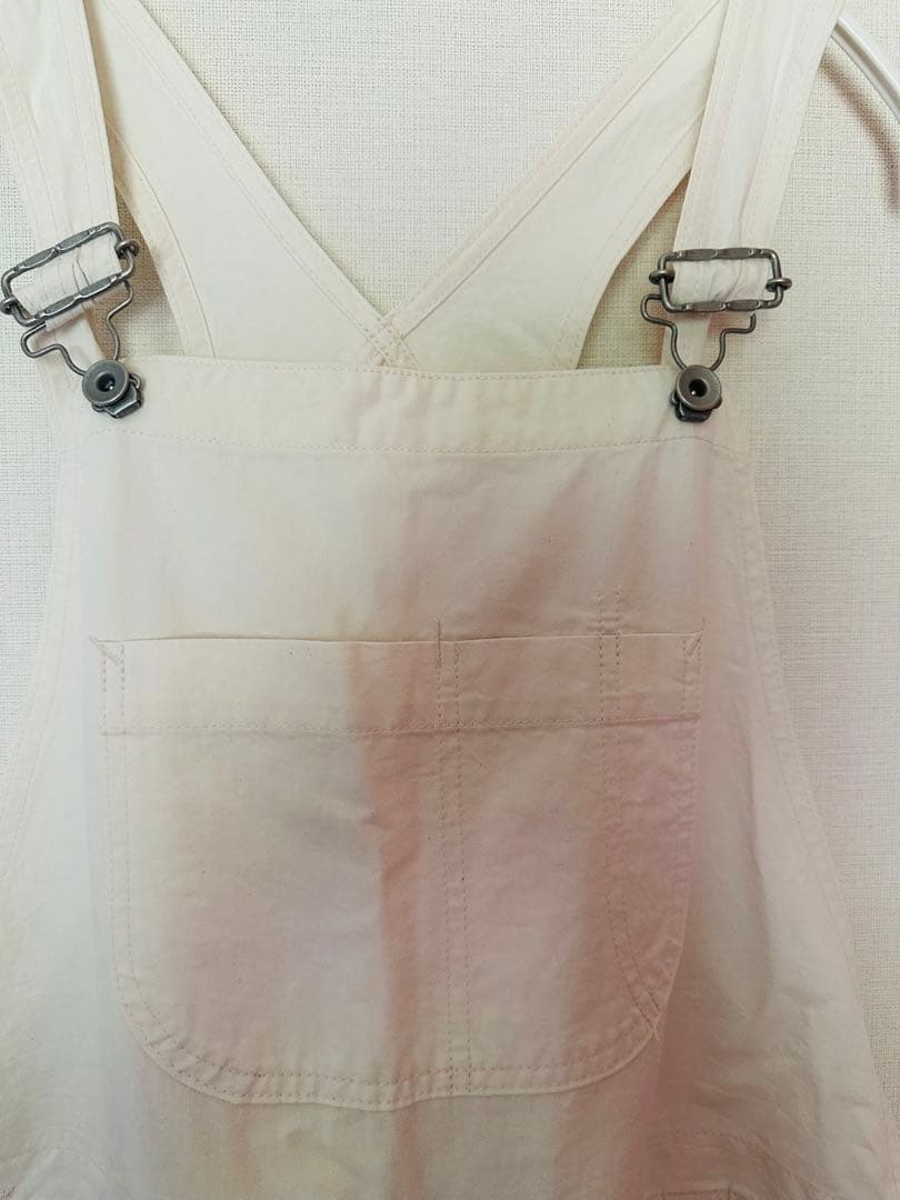 Véritécœur ホワイトオーバーオール