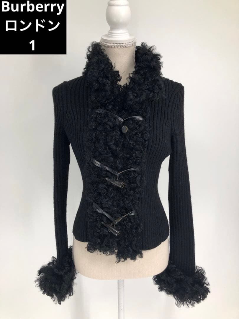Burberryロンドン❣️1❣️リブカーディガン❣️コート