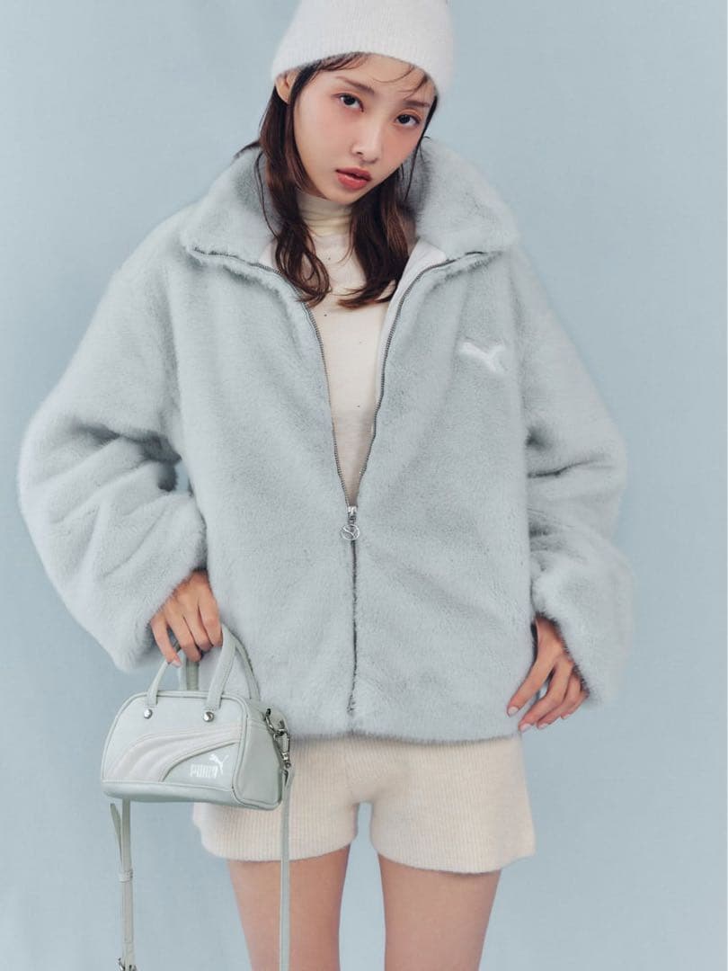 SNIDEL PUMA エコファーブルゾン