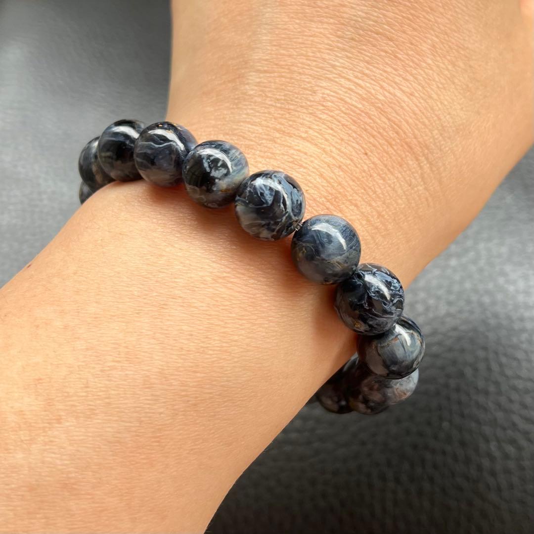 天然石　ブルーピーターサイト　11mm ブレスレット