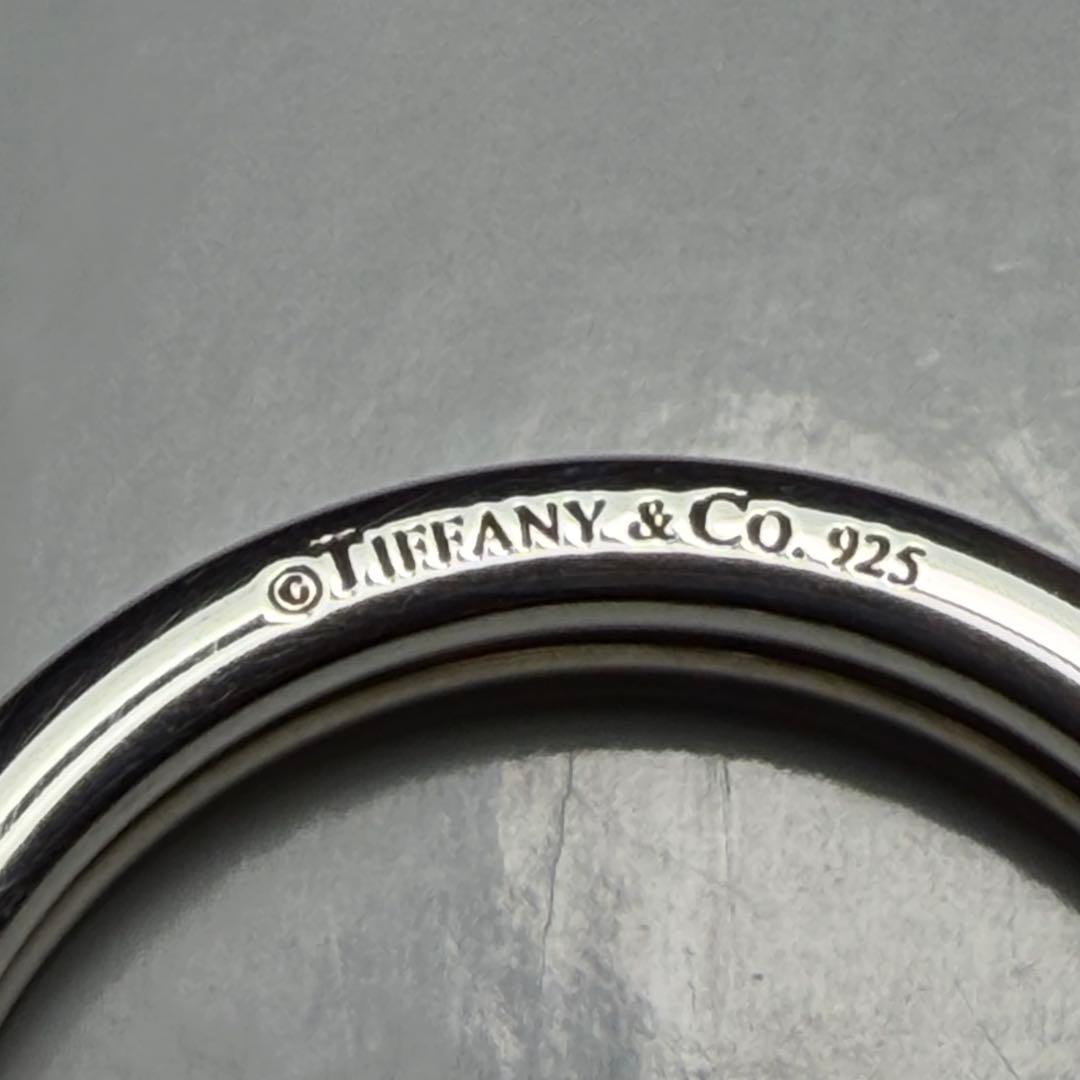 ☆レア・極美品☆ティファニー　ショッピングバックキーホルダー　シルバー　925