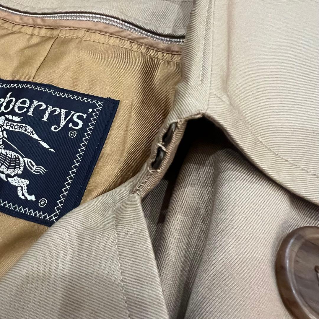 バーバリー ノバチェック裏地 トレンチコート ベージュ　M