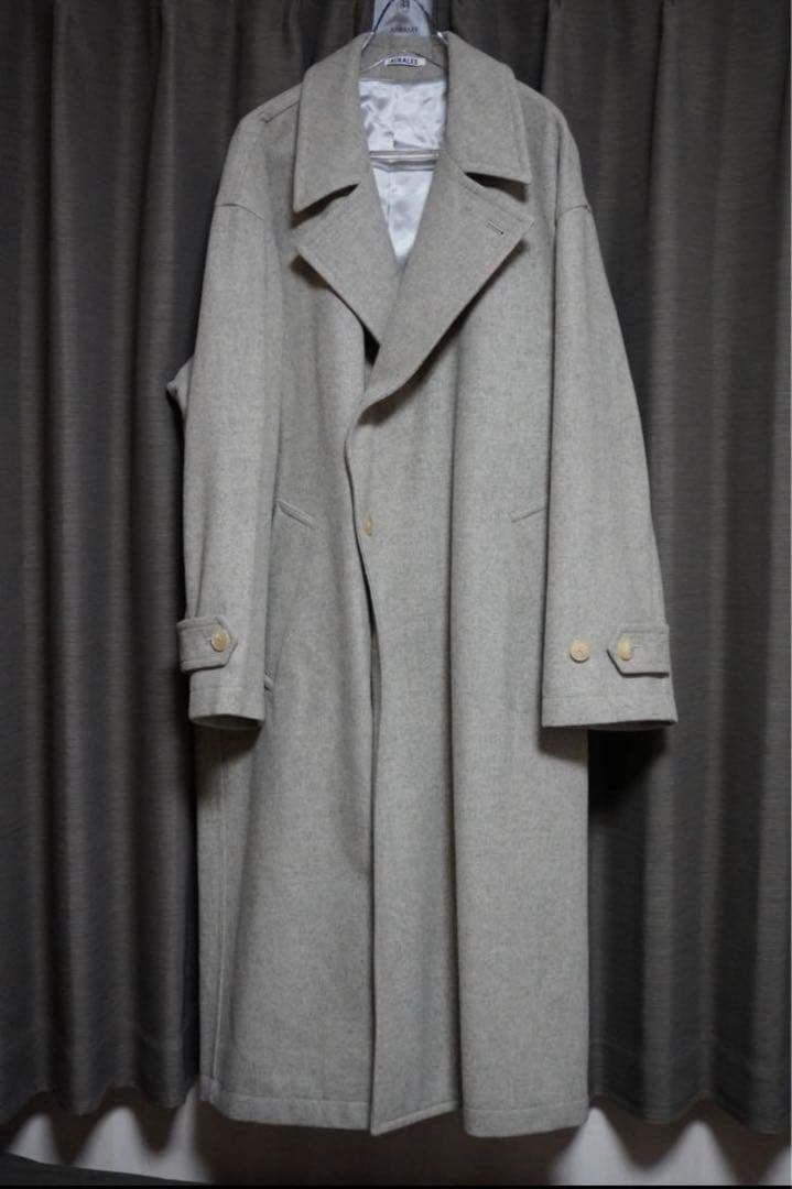 【大幅値下げ】AURALEE SUPER MILLED WOOL COAT