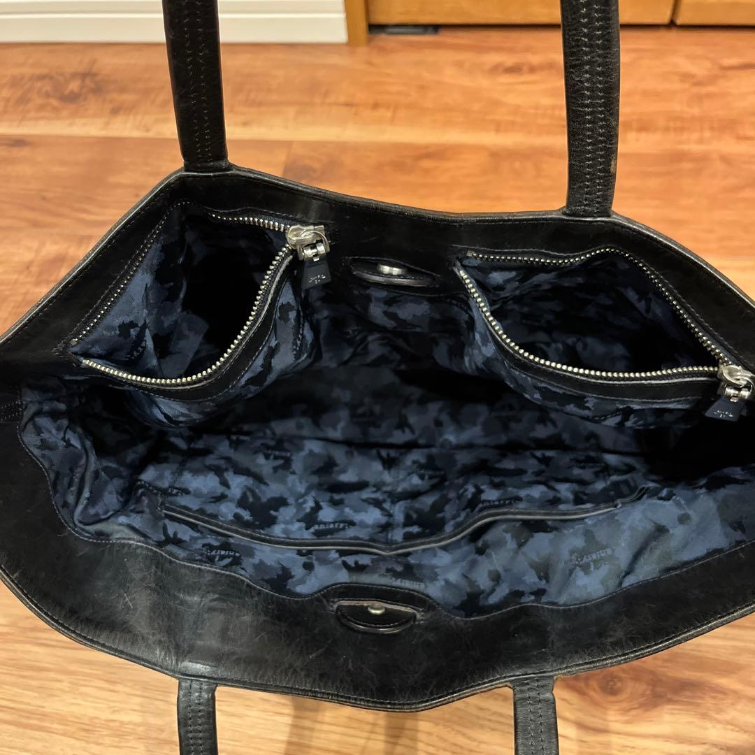 aniary アニアリ レザートートバッグ 黒