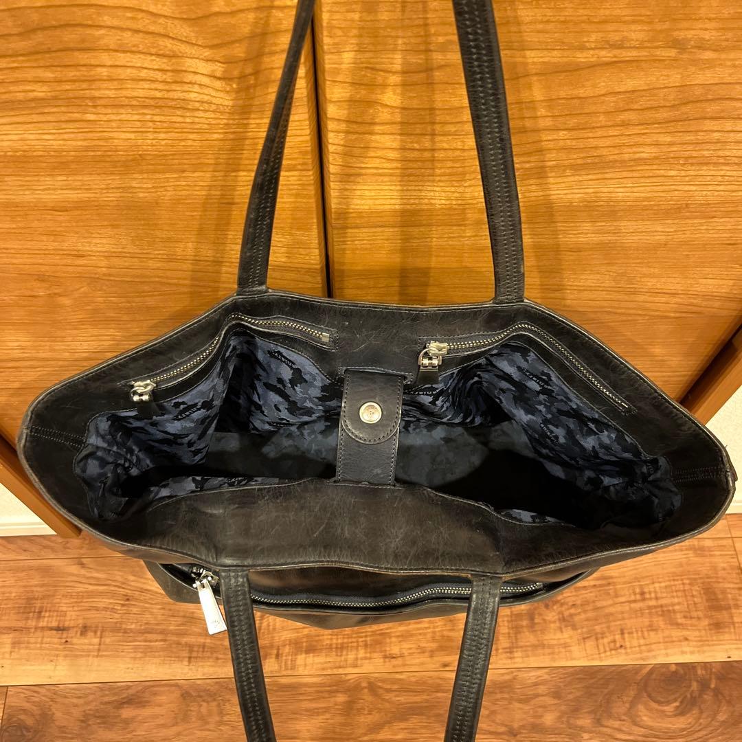 aniary アニアリ レザートートバッグ 黒