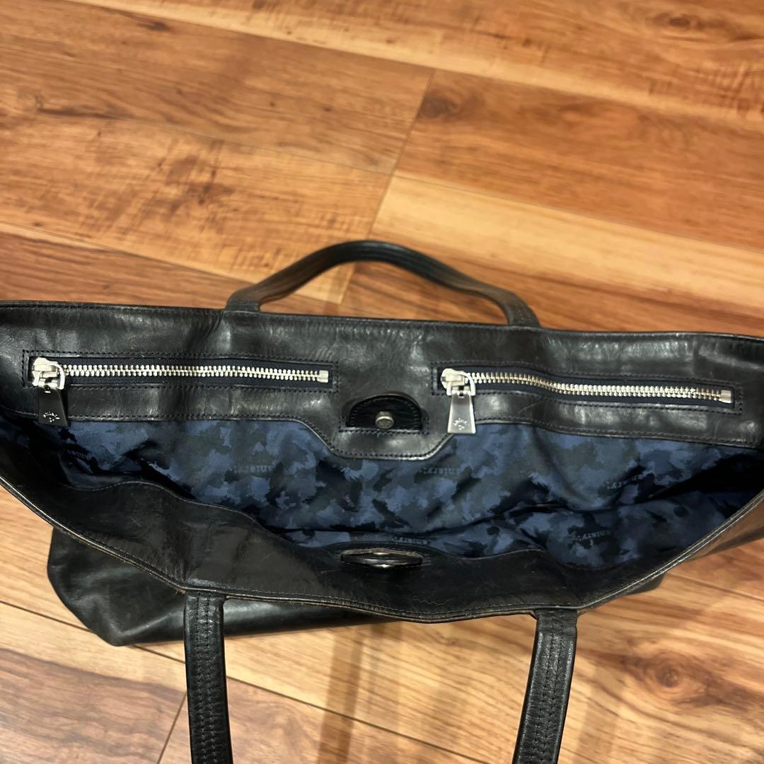 aniary アニアリ レザートートバッグ 黒