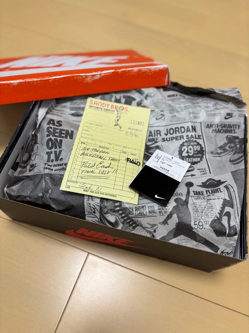 田代　AIRJORDAN1RETRO HIGH OG Lost&Found