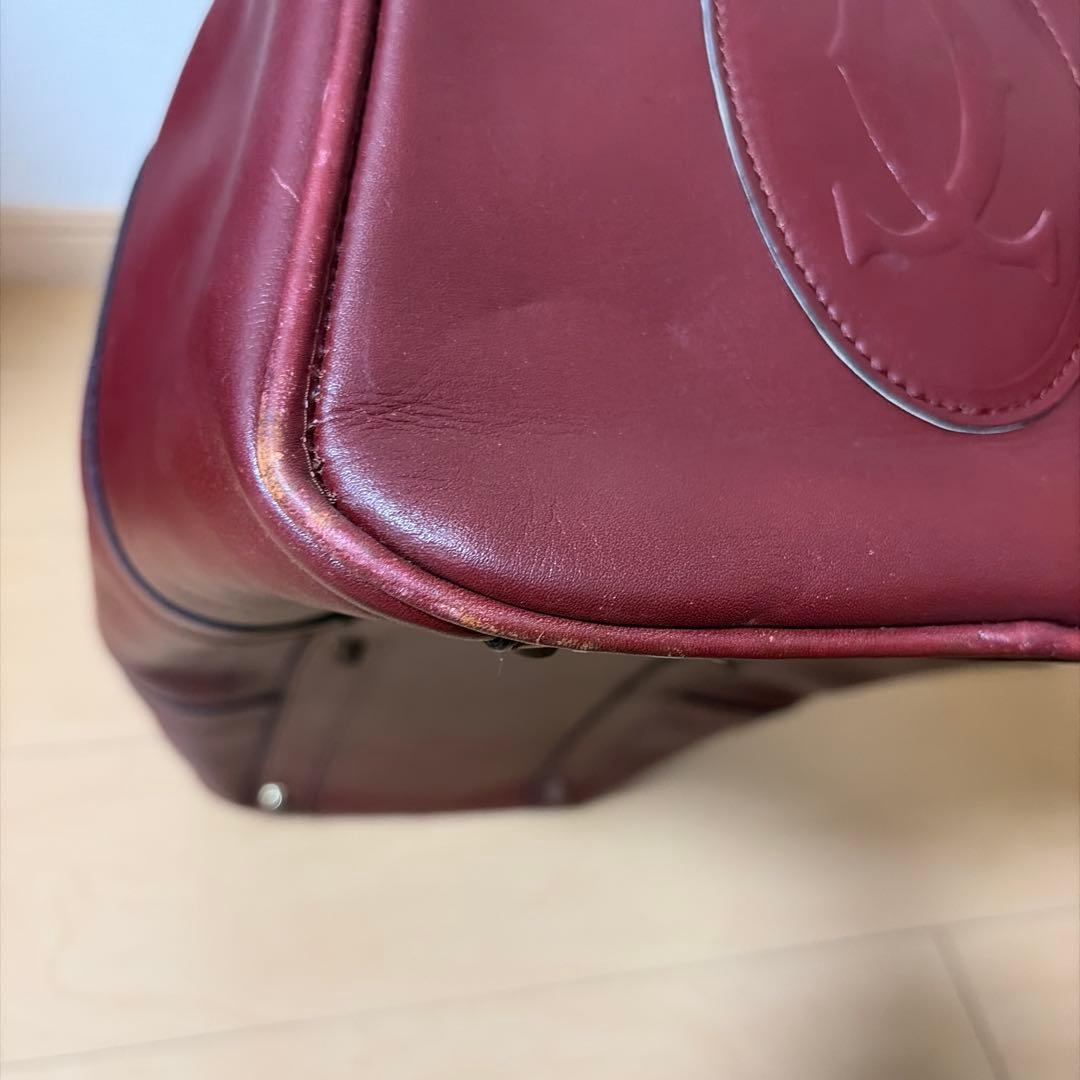 鑑定済✨　カルティエ ボストンバッグ マストライン 肩掛け