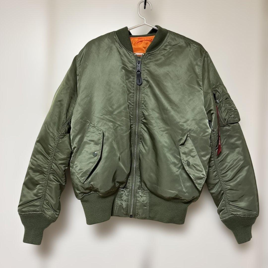 ALPHA INDUSTRIES MA-1 ジャケット ヴィンテージグリーン M