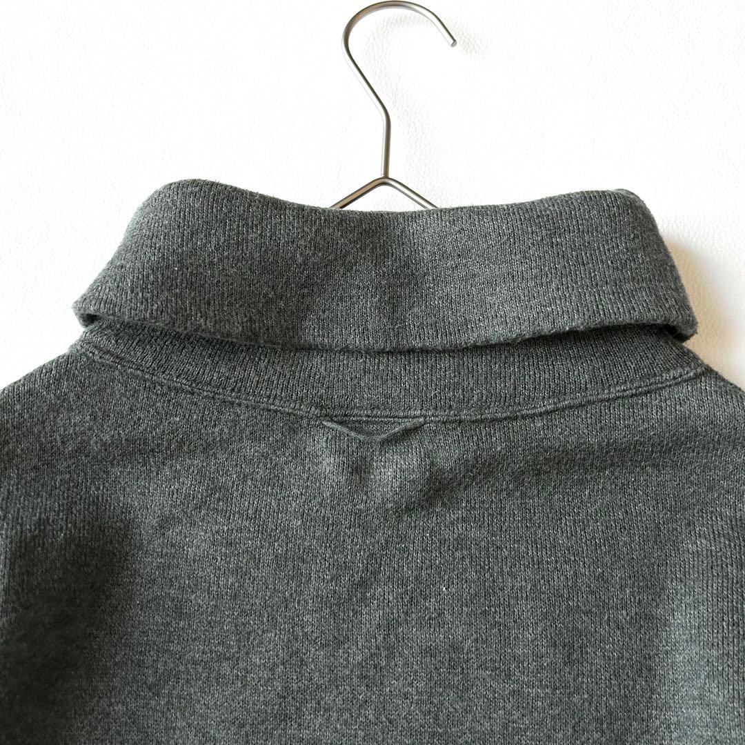 2993y美品 45R スムースオフタートルニットソー グレー L 現行タグ