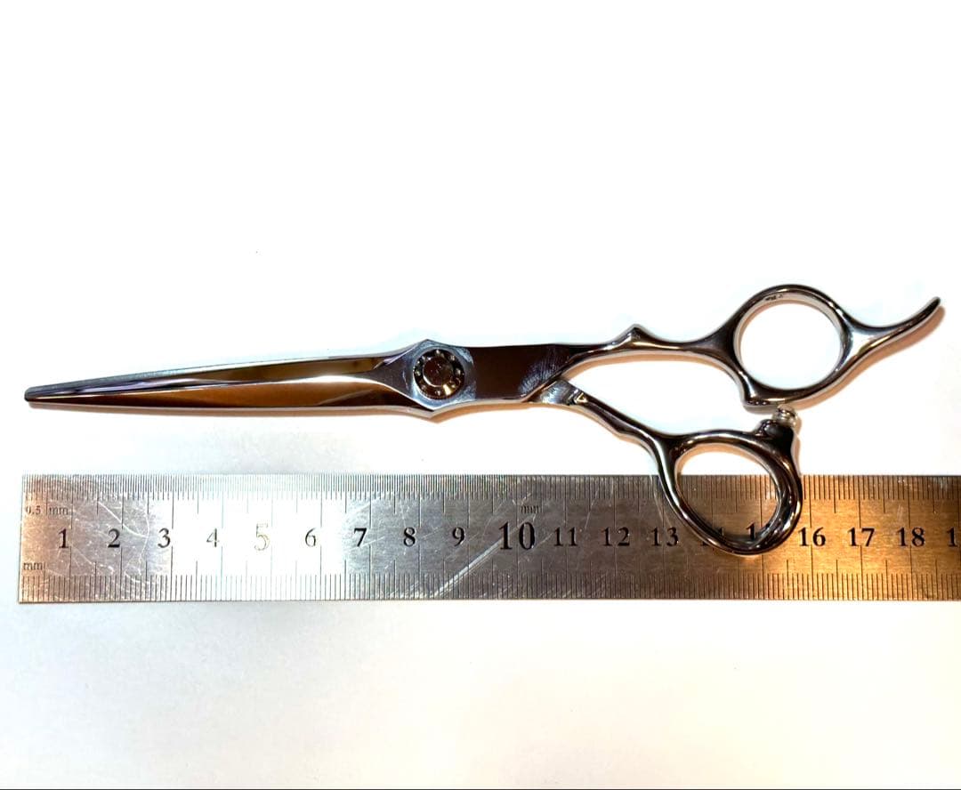 6.5インチ両剣刃 カットシザー 刈り込み 刈り上げ 理容 美容 鋏 シザー