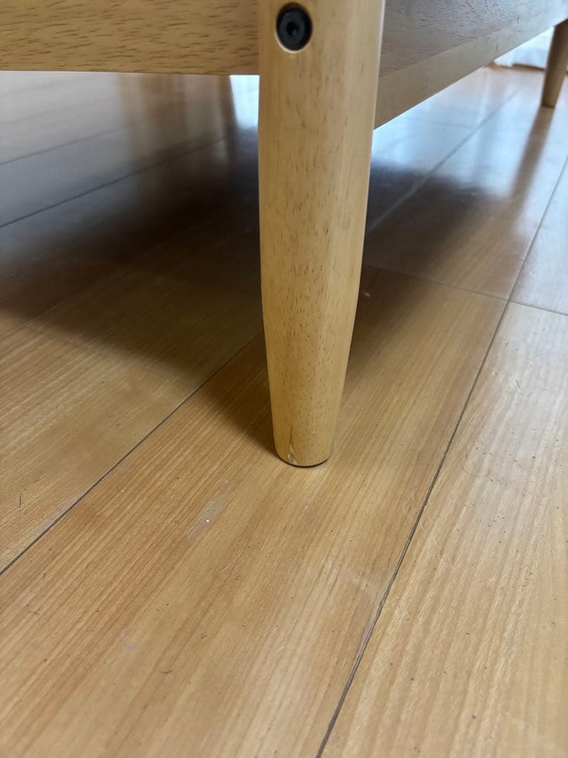 ニトリ ソファ 2人掛け 布張り 木製フレーム d4042