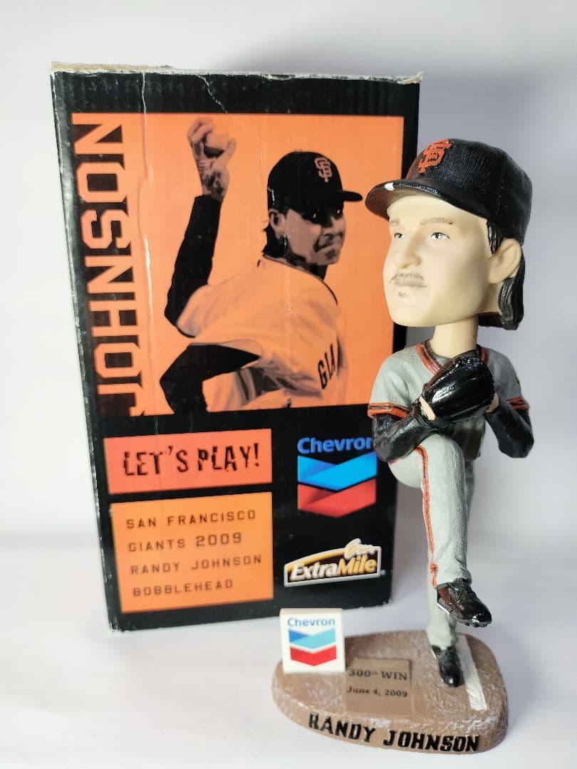 ランディ・ジョンソン／”300勝” ボブルヘッド人形 (2009／ジャイアンツ)