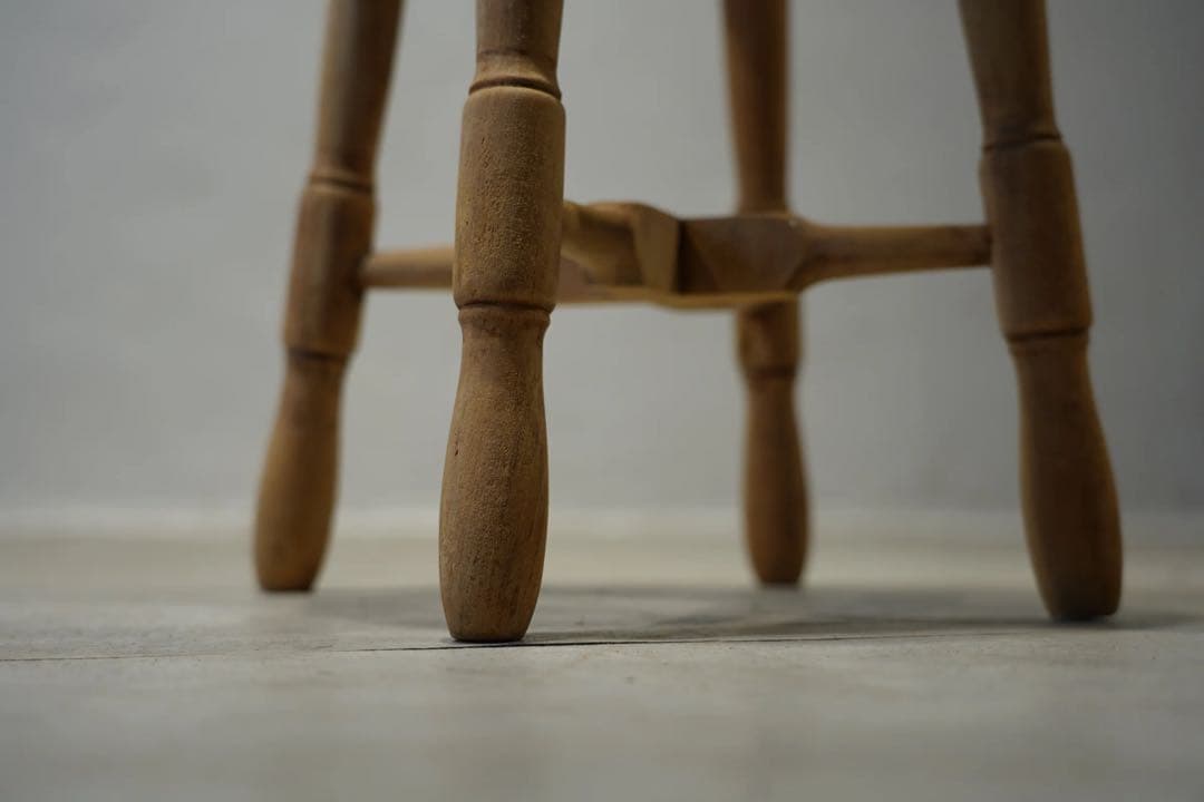 フランス　ビンテージ　木製スツール