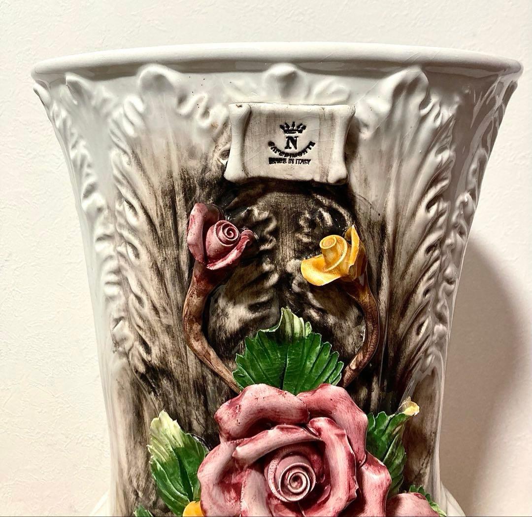 カポディモンテCapodimonte 傘立て 花瓶 ヴィンテージ 大サイズ