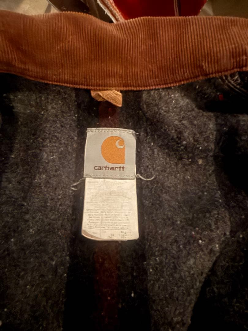 カーハート ミシガンチョアコート 38 フード付 旧タグ ダック地 美品