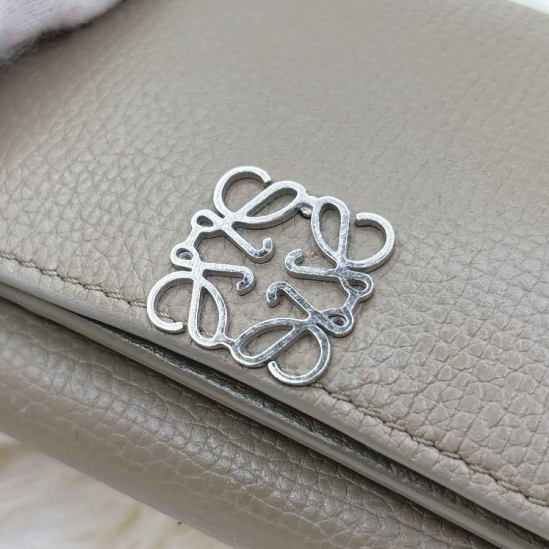 美品✨LOEWE アナグラム トライフォールド ウォレット 三つ折り財布