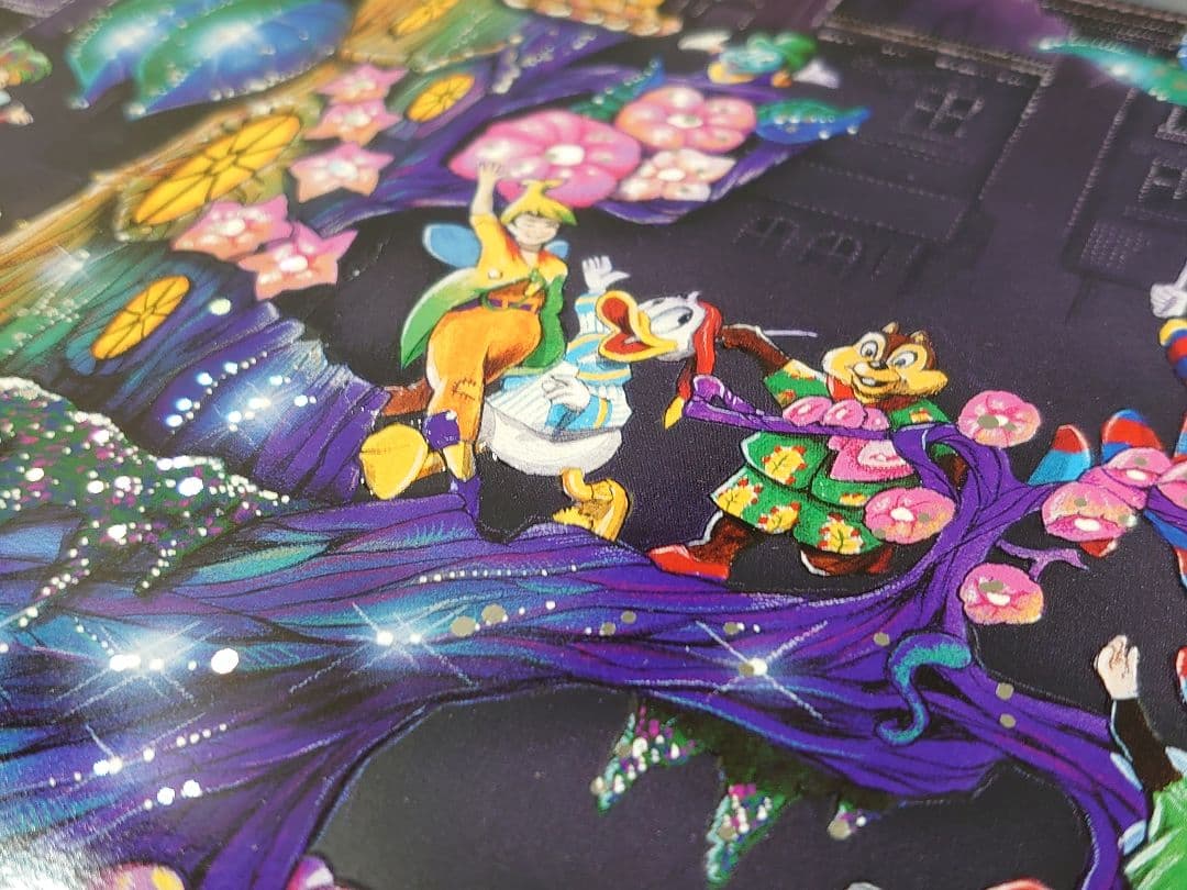 ディズニーワールド　直筆サイン　2000　限定　ポスター　リトグラフ　パレード