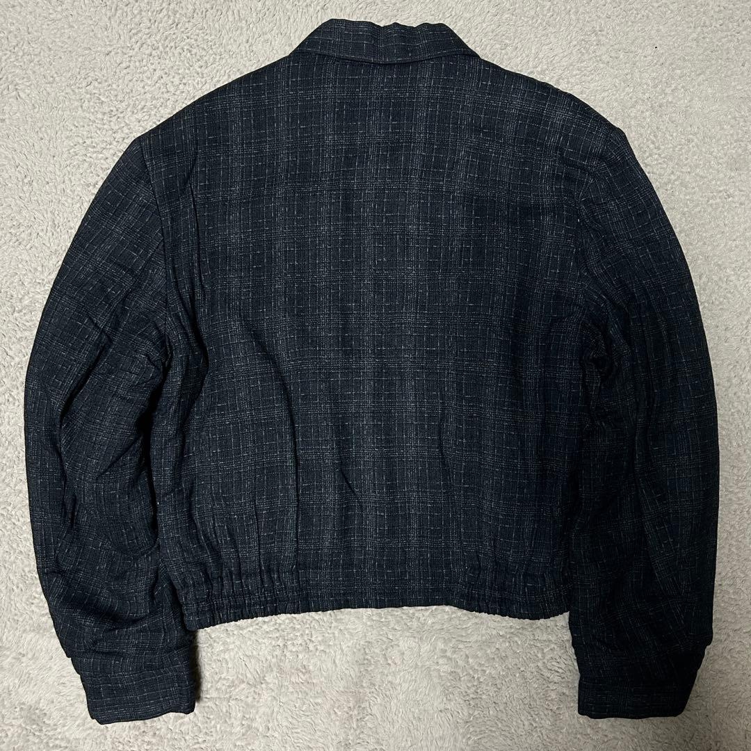 レ*間様 50s ウールギャバジャン 絣 カスリ ロカビリー ミントコンディショ