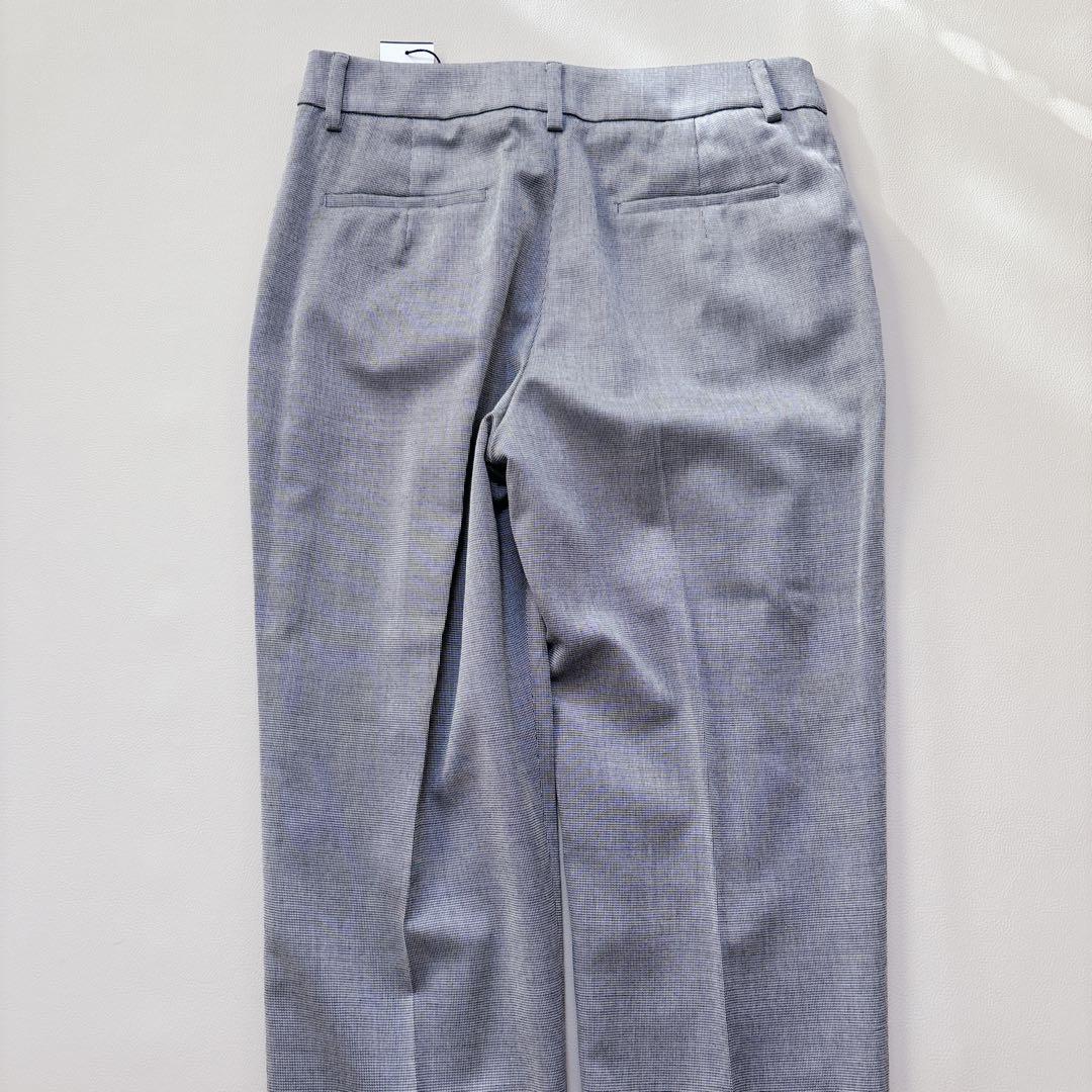 未使用✨BOSCH ボッシュ ノーカラー パンツスーツ 40 グレー チェック