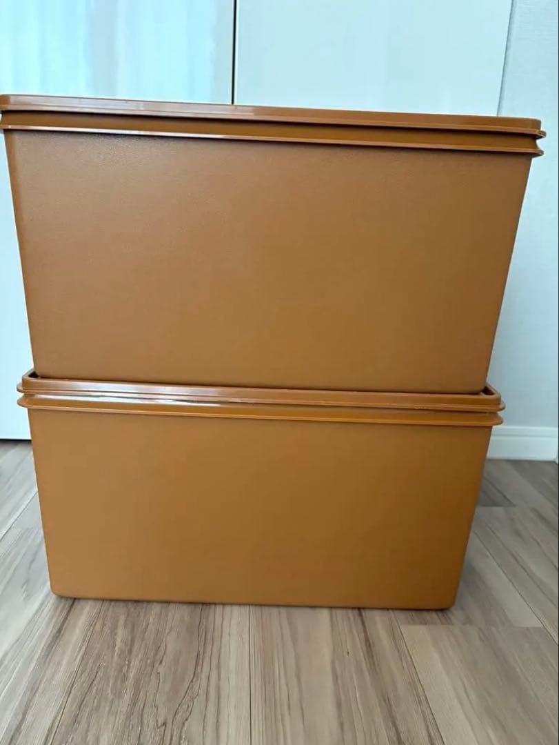 美品！Tupperwareディープスーパーケース2個