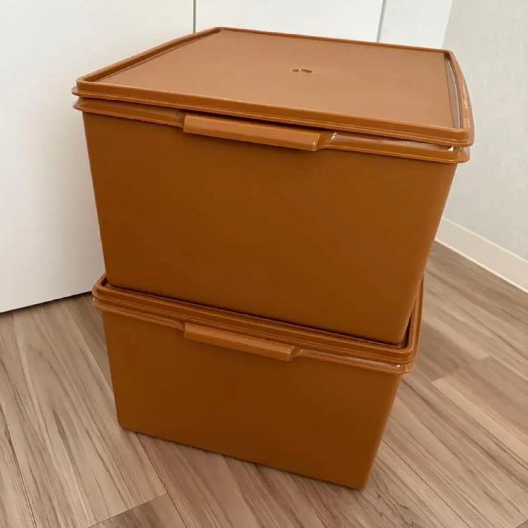 美品！Tupperwareディープスーパーケース2個