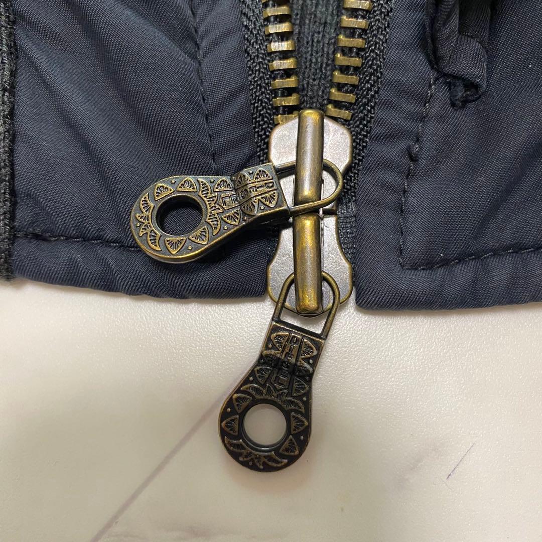 DIESEL ディーゼル　黒　Y2K ミリタリージャケット　ジップアップ