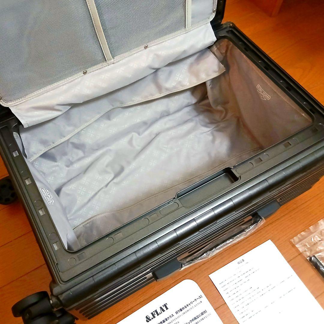 ✨未使用品✨　アンドフラット　折りたたみ　機内持ち込み　Sサイズ